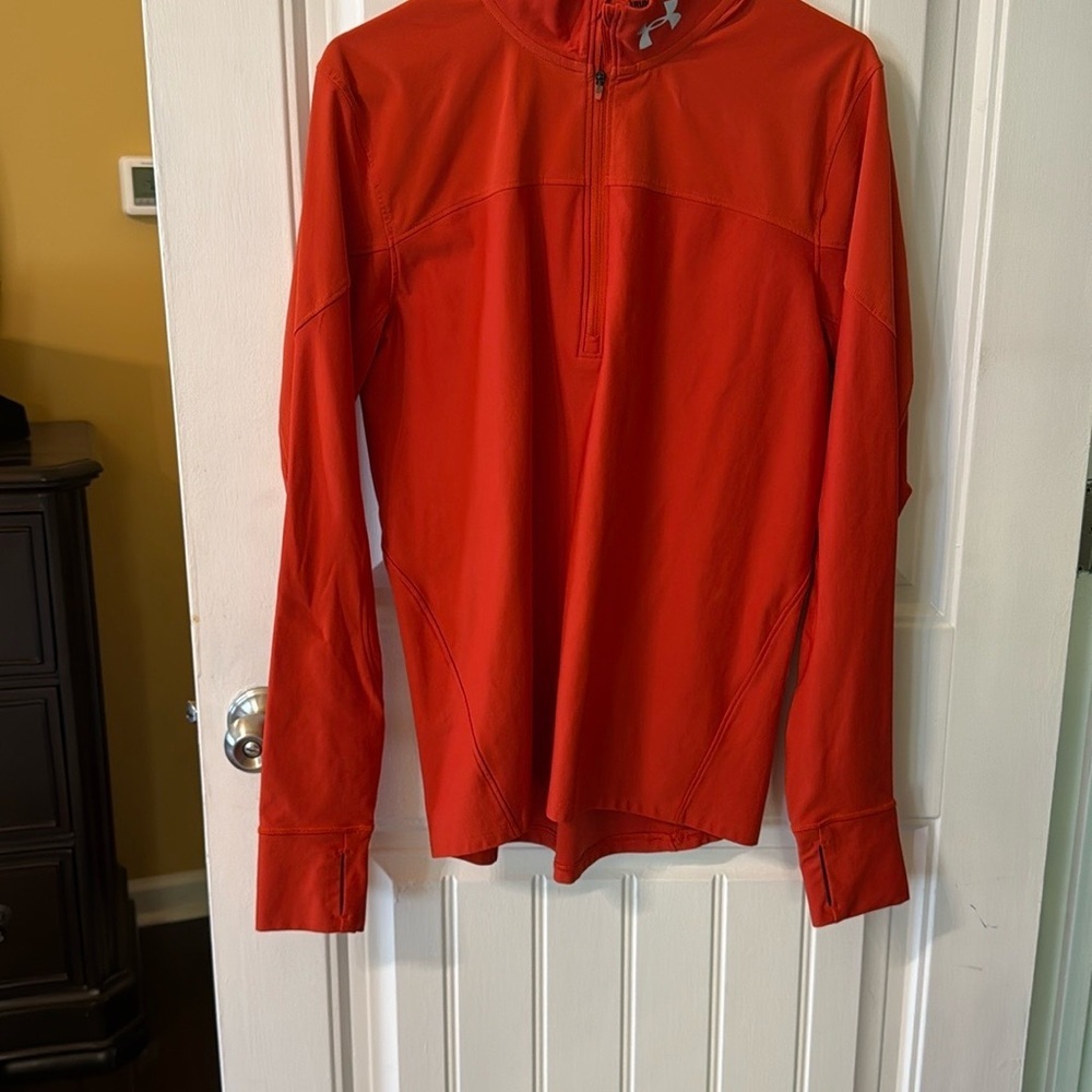 Under Armour Heat Gear Orange Pullover NWOT